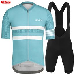 Raudax Ciclismo Hombres Summer Summer Cycling Jersey Breatable Maillot Ciclismo Hombre Cycling Clothing Set 240531