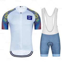 Raudax Mens Cycling Jersey Set 2022 Mountain Bicycle Clothing Road Bike Short Sleeve Cycling Clothese pak Maillot Ropa Ciclismo