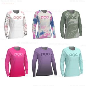 Raudax POC Sport Team Mountain Bike Women Downhill MTB Shirt Cross Country Motocross Ladies Sweatshirt 240403