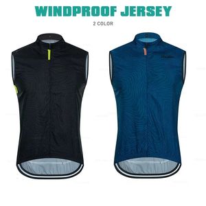 Rudax Winddicht Fietsen Jassen Unisex Fietsjassen Kleding Fiets Maillot Sport Mouwloos Vest Licht 240307