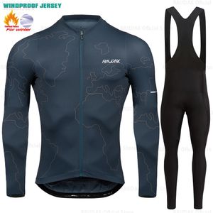 Raudax hiver cyclisme thermique polaire vêtements ensembles haut Jersey Sport vélo vtt équitation vestes chaudes pour homme 240116
