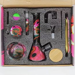 Kit de fume à dos cru en verre Bong Bong ACCESSOIRES DE RACKAGE DE RACKAGE DE GRINDER HERB LOB TRAY ROLLING TRAY