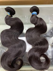 Corps de cheveux bruts ondulés droits profonds ondulés lâches bouclés Original malaisien birman chinois vierge trame