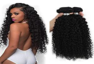 Ruw Indiaas Mongools Peruaans Braziliaans haar Kinky Krullend Weefsel 4 STUKS VEEL Onverwerkt Menselijk Haar Maleisische Haarbundels Kinky Curly8257865