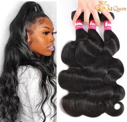 Vierge cru vierge humain Body Wave Bundles Natural Whole Vendor Brazilian 3 Bundle Double Waft2582787