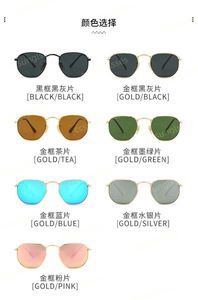 ray zonnebrillen bands zonnebrillen lens lens lens klassiek merk retro dames luxe designer brillen piloot zonnebril UV -bescherming bilen met originele boxy2