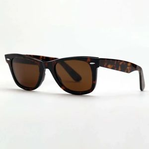 Raybans Marca clásica WAYFARER gafas de sol cuadradas de lujo montura de acetato para hombre con lentes negros rayos gafas de sol para dama UV400 Gafas de sol Snowfall Máscara de esquí 2140