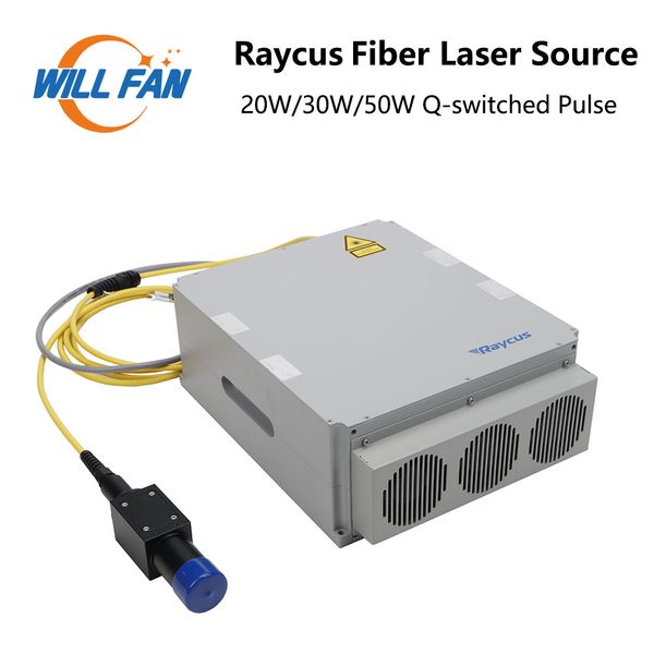 Will Fan Raycus 20W 30W 50W Source Laser à Fiber d'impulsion à commutation Q GQM 1064nm Module Laser de haute qualité pour Machine de marquage Laser