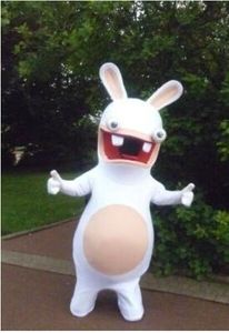 Costumes de mascotte de lapin rave Rayman thème animé animal Cospaly personnage de mascotte de dessin animé Costume de fête de carnaval d'halloween