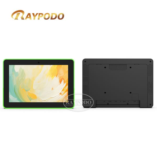 Raypodo 8 pouces Tablette Poe avec RK3568 Android 11 2GB RAM Tablette ROM 16 Go avec couleur noire ou blanche pour tablette de maison intelligente et tablette de salle de réunion