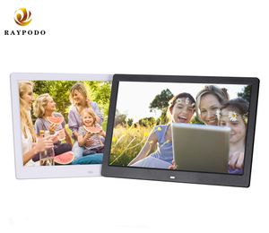 RayPodo HD Wall Mount Digital Photo Frame 13 inch met SD-kaartsleuf 1280 * 800 resolutie ondersteuning video en foto automatisch spelen