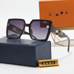 Rays Interdire la marque classique Luxury Square Sunglasses Men Acetate Frame Lenses Soleil pour femmes Wayfarer UV400 2837SS