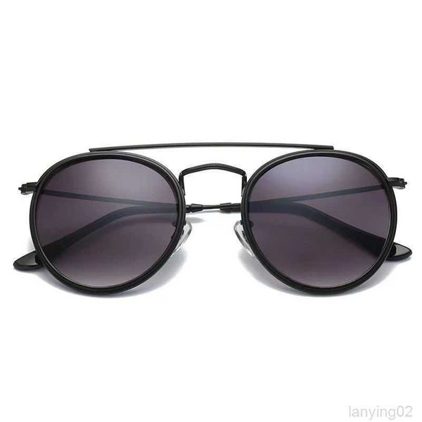 Rays Bans – lunettes de soleil de luxe rétro rondes pour femmes, Design de marque, lentille miroir, monture circulaire, Cool 2024 nuances, 3647