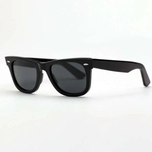 Rays klassiek merk Wayfarer luxe vierkante zonnebrillen mannen mat zwart frame met bans glazen lenzen zonnebril voor vrouwen UV400 schildpadschildpad met doos 2140