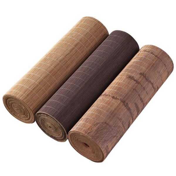 Rayuan Coffee Bamboo Table Runner Placemat Ta Mats Table Placemat Pad Plafond Decor Home Cafe Restaurant Table Decor