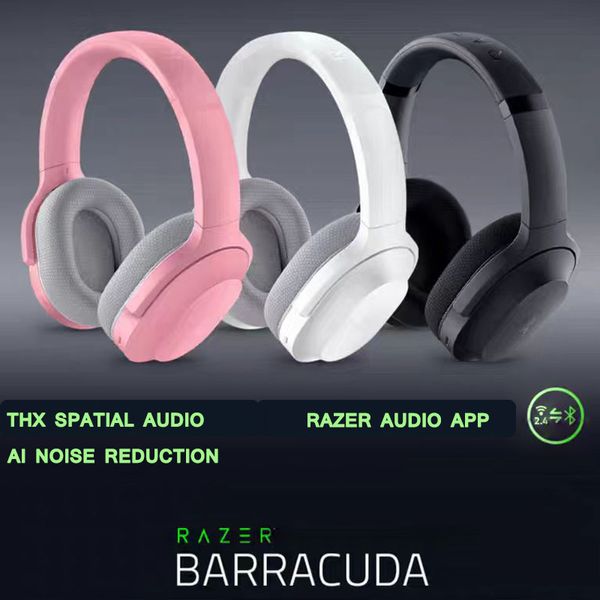 Écouteurs Razer Barracuda E-Sports Contage de jeu avec microphone 7.1 Sound surround AI CASHPHONES ANNULLATION