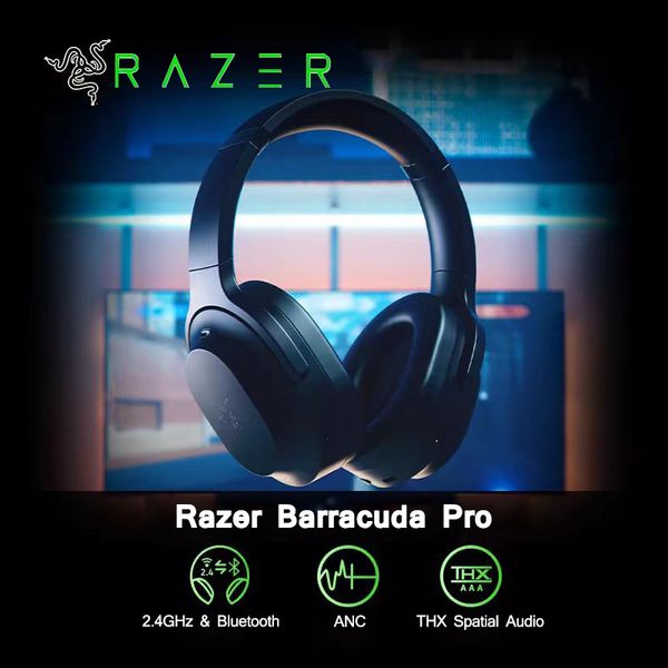 Écouteur Razer Barracuda Pro casque de jeu E-Sports avec microphone 7.1 surround Sound ANC NORTURS ANNUPLING CHEPHONES