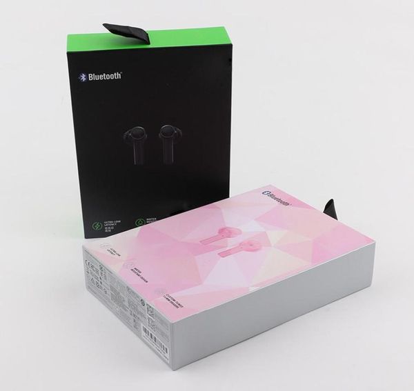 Écouteurs Razer Hammerhead Headphone sans fil Bluetooth True Earphone Hereo Cheft Control Control Elebuds with Charging Case3073184