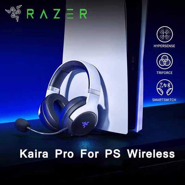 Razer Kaira Pro PS CASHONS ÉDITION SPÉCIAL ESTRALES E-Sports E-Sports Chef de jeu avec microphone 7.1 surround Sound Noise Annuling casque