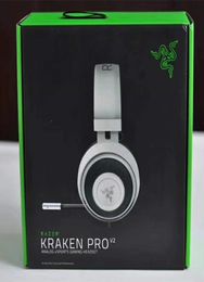 Razer Kraken Pro V2 -hoofdtelefoons Analoge gaming -headset volledig teruggeschakeld met microfoon ovale oorkussens voor PC Xbox One en PlayStation 5166089