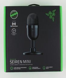 Razer Seiren – Mini Microphone à condensateur USB, micro de bureau ultracompact pour Streaming, accessoires AV 2345125