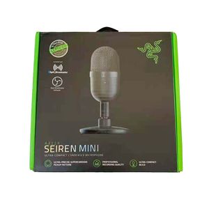 Razer Seiren Mini micrófono de condensador USB Micrófono de escritorio de transmisión ultracompacto Ratones DHL FEDEX