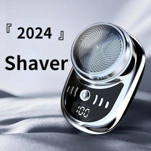 Razor Electric Mini Shaver USB USB Recargable Razor Men a prueba de agua Damas Viajes Portables Shaver recién mejorado 2024 Modelo brillante