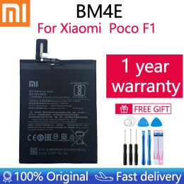 Razor Xiao MI Batterie de téléphone d'origine BM4E pour Xiaomi Mi Pocophone Poco F1 3900mAh Batteries de remplacement outils gratuits