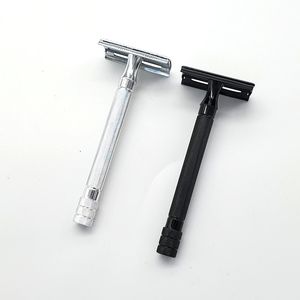 Razors Blades Double Edge Classic Mens Shaving Mild Hair Removal Shaver It With Small Brush Adjustable Safety Razor Face 230614