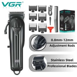 Razors Blades Vgr Hair Clipper Trimers Professional Shaver Mens Mens Ajustement sans fil USB V-282 Q240508