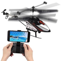 RC 2.4G Mini Helicopter Radio Afstandsbediening Vliegtuigen Micro Aerial Pography Camera Toys 220321