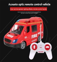 Rc Ambulance Speelgoed Voor Kinderen Voertuigmodel Afstandsbediening Bedrijfsvoertuig Brandweerwagen Speciale Politieauto Babycadeau Kinderen Speelgoed L4512477