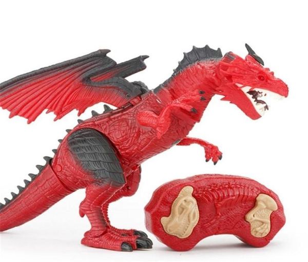 RC Animal Dinosaur Dragon Intelligent Real Vie Toagle Control ControlFlame Dinobot Toys for Children Kids Y2004132751616777734