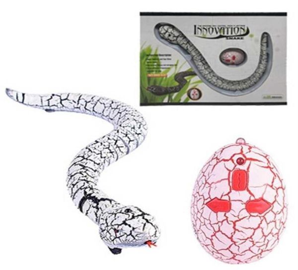 RC animaux jouets enfants télécommande serpent crotale jouet enfant en plastique truc terrifiant méfait jouet haut cadeau d'anniversaire Y200413196z7869674