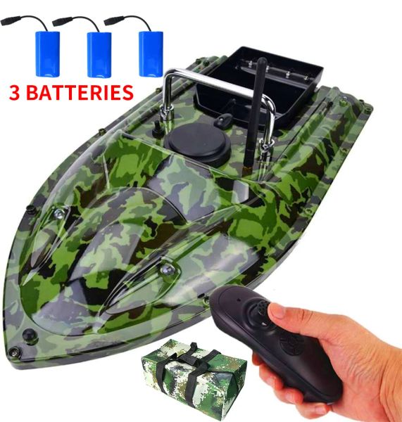 RC Bait Boat avec sac 3 batteries Fish Finder Ship Boat Téléopondé