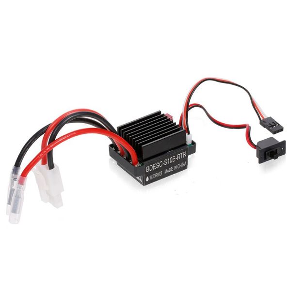 Contrôleur de vitesse de moteur ESC brossé 6-12V, pour bateau et voiture RC, ESC 320A pour 1:10 RC chenille axiale SCX10 AXI03007 90046 TRX4