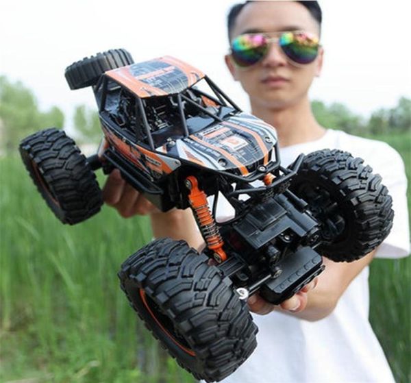 RC CAR 1 14 4WD Control remoto Vehículo de alta velocidad 2 4 GHz RC Juguetes RC Monster Buggy Offroad Toys Sprise Gifts Y204474136