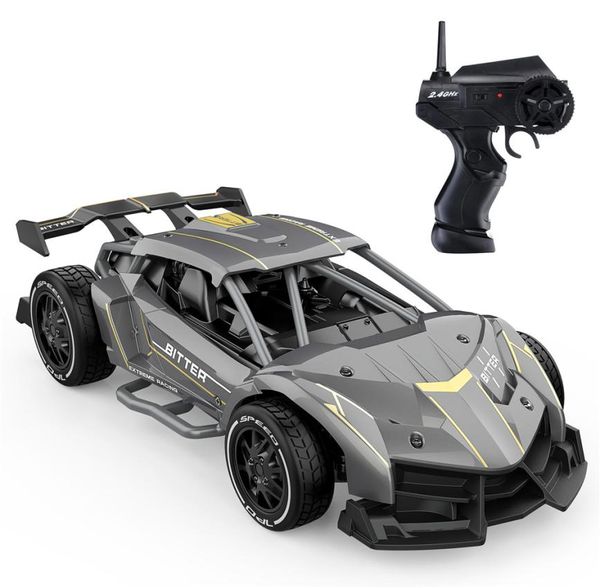 RC Car 4wd Remote Control Aluminium ALLIAG 124 24G HEURS SPEE ELECTRICAL CHARS CHARS VICHEE DRIFT MODÈLE TOYS7229513