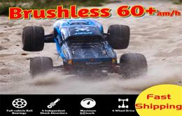 RC Car Brushless sans 60 km H à haute vitesse Remote Contrôle Monster Truck Drift 4wd Véhicule Offroad Adulproof Boys Adults Gift 2201202375537