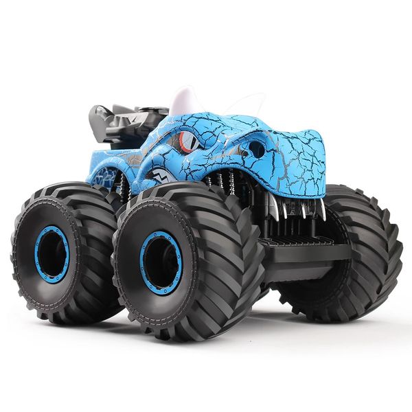 RC Car Children Toys Remote Control Kids Stand with Lights Spray Dinosaur Dinosaur Vehículo eléctrico chino para niños 240417