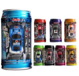 RC Car Creative Coke Can Mini Remote Control Cars Collection Radiografisch bestuurbaar voertuigspeelgoed voor jongens Kids Gift in Radom