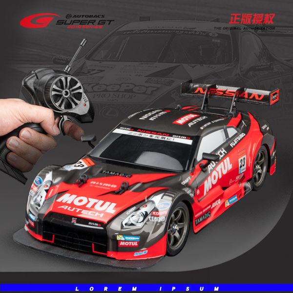 Coche teledirigido para GTR/Lexus 2,4G todoterreno 4WD, coche de carreras de derrape, vehículo de carga, Control remoto, modelo GTR, juguetes para niños