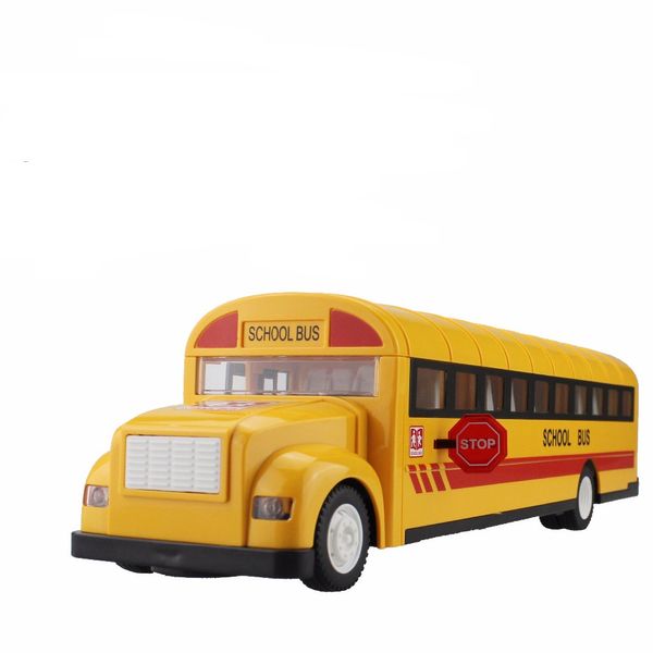 RC voiture autobus scolaire 2.4G télécommande autobus ouverture porte une clé démarrage transporteur véhicule jouets avec boîte de couleur son lumière