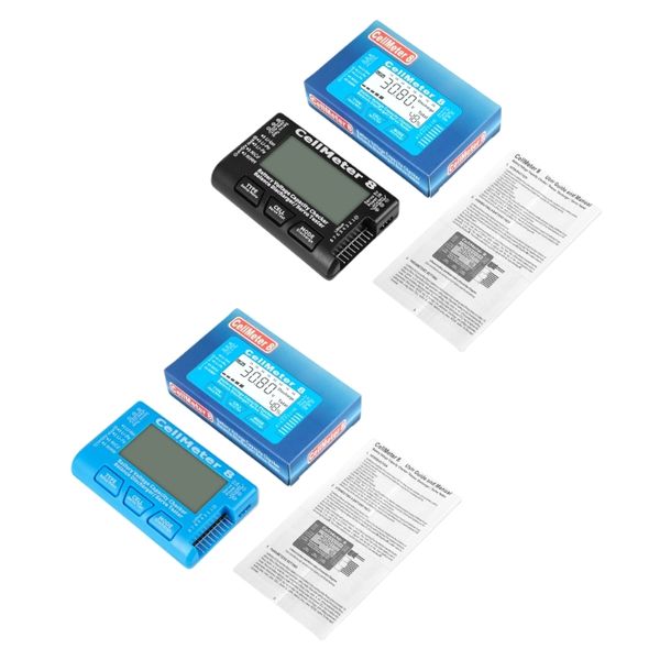 RC Cell Metter 8 Capacité Vérificateur Digital Battery Checker Tension Vérification Tester Nouveau