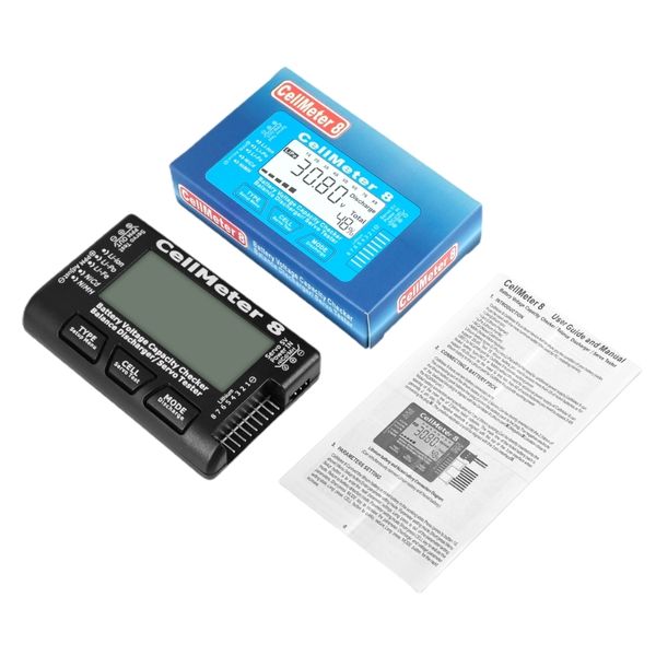 RC CELLMETER-8 CAPACITY TENTING TEST METER METER LIPO-NIMH METRIAL QUALITÉ