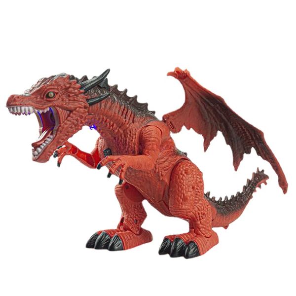 Rc dinosaure enfants animal de compagnie Robot électrique Led télécommande animaux Spitfire Dragon marche sons garçon jouet éducatif pour enfants cadeau