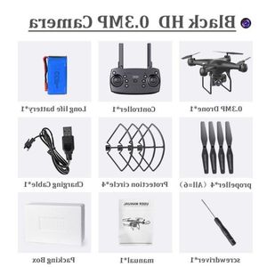 Freeshipping RC Drone Quadrocopter UAV avec caméra 4K Professionnel WIFI Photographie aérienne grand angle Ultra-longue durée de vie Télécommande Jouet Wxfv