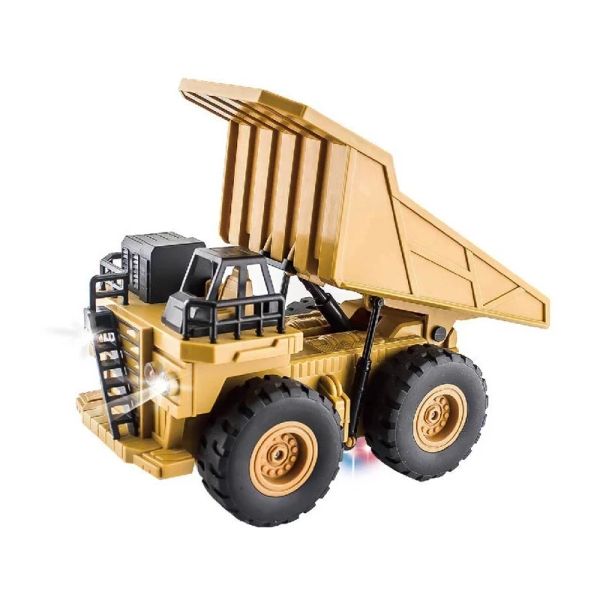 RC Dump Cement Trucks 1:24 Hourd Bulldozer Tractor Model Engineering Car Excavator Radio Contrôled Car Toys for Boys Cadeaux
