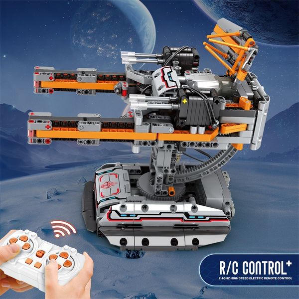 RC Buiild Star Destroyer Model Kit Vehículo espacial Ciencia Ladrillos de juguete Minifigura Ficción Robot para caminar Avión Lepin 75357 Technic Block Toy para adultos Regalo de Navidad