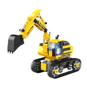 RC Excavation Machines Jouets Programmable Assemblé télécommande Blocs de Construction Camion Ingénierie Véhicule Voiture Enfants Cadeau